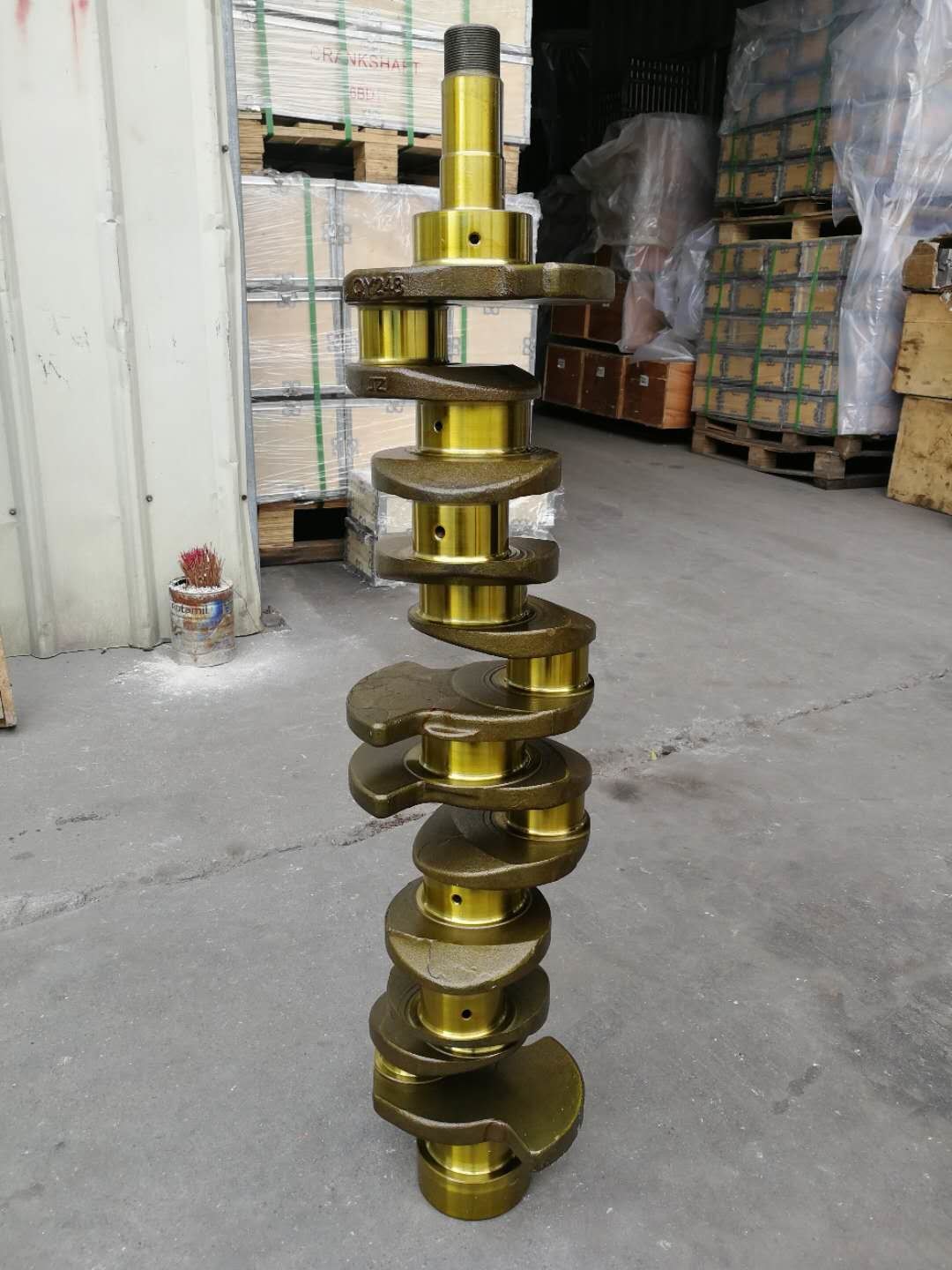 Diessl Engine 6BG1 1-12310-448-0 Forged Steel Crankshaft For ISUZU ZX200-1/ZX200-5G Excavator Spare Parts