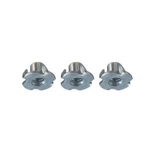 Quality Iron Plated Environmental Protection Blue Zinc T Nuts Four Claw For Wood Furniture wholesale
