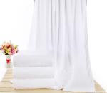 1100g 100*200cm extra big 21S white plain terry bath towel for wholesale,