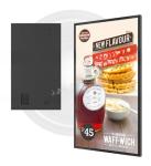 Super slim 20mm & 10mm bezel high bright 27" inch monitor LED LCD advertising