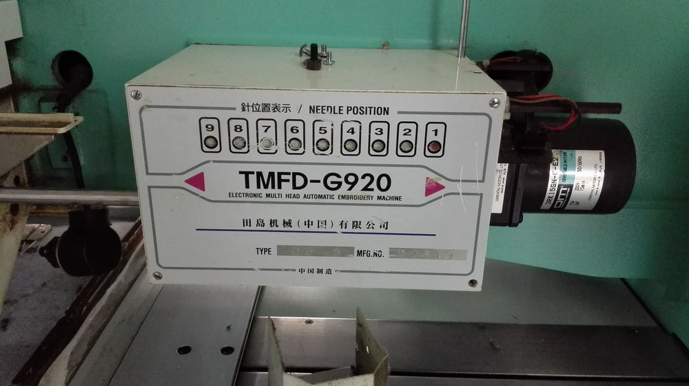 Tajima Used Commercial Embroidery Machine For Caps / Backpacks TMFD-G920