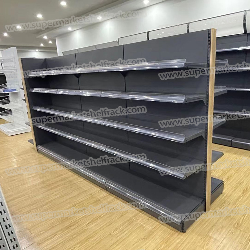 Grocery Store Display Supermarket Shelf Rack Heavy Duty Metal Shelf 60kg 1650mm 0.4mm