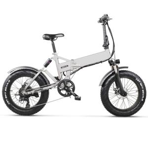 Quality High Torque Folding Electric Fat Tire Bike 500W With 20 Inch LCD Display wholesale