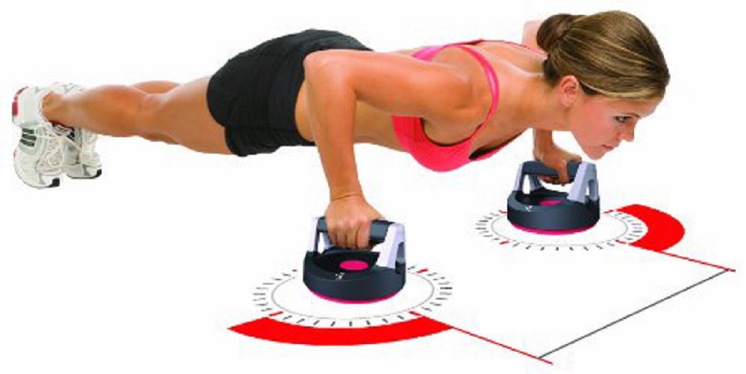 Custom Logo Pp And Rubber Push Up Bar Rotating Push Up Handles