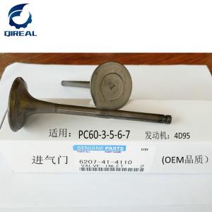 China SPARE PARTS 6207-41-4110M INTAKE VALVE FOR PC60-3-5-6-7 4D95 on sale