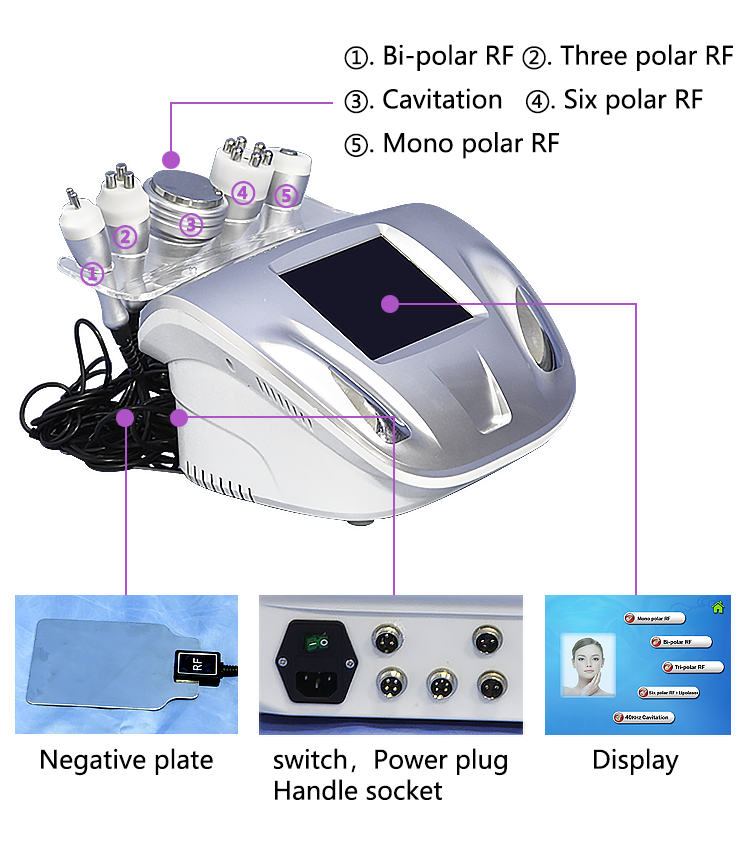 vacuum cavitation system Ultra Cavitation RF body slimming beauty Machine home use weight loss equipment