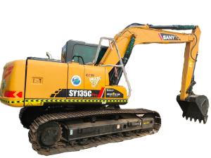 Quality 2022 Stock Excellent Condition Used Sany SY135 Crawler Hydraulic Excavator For Sale wholesale