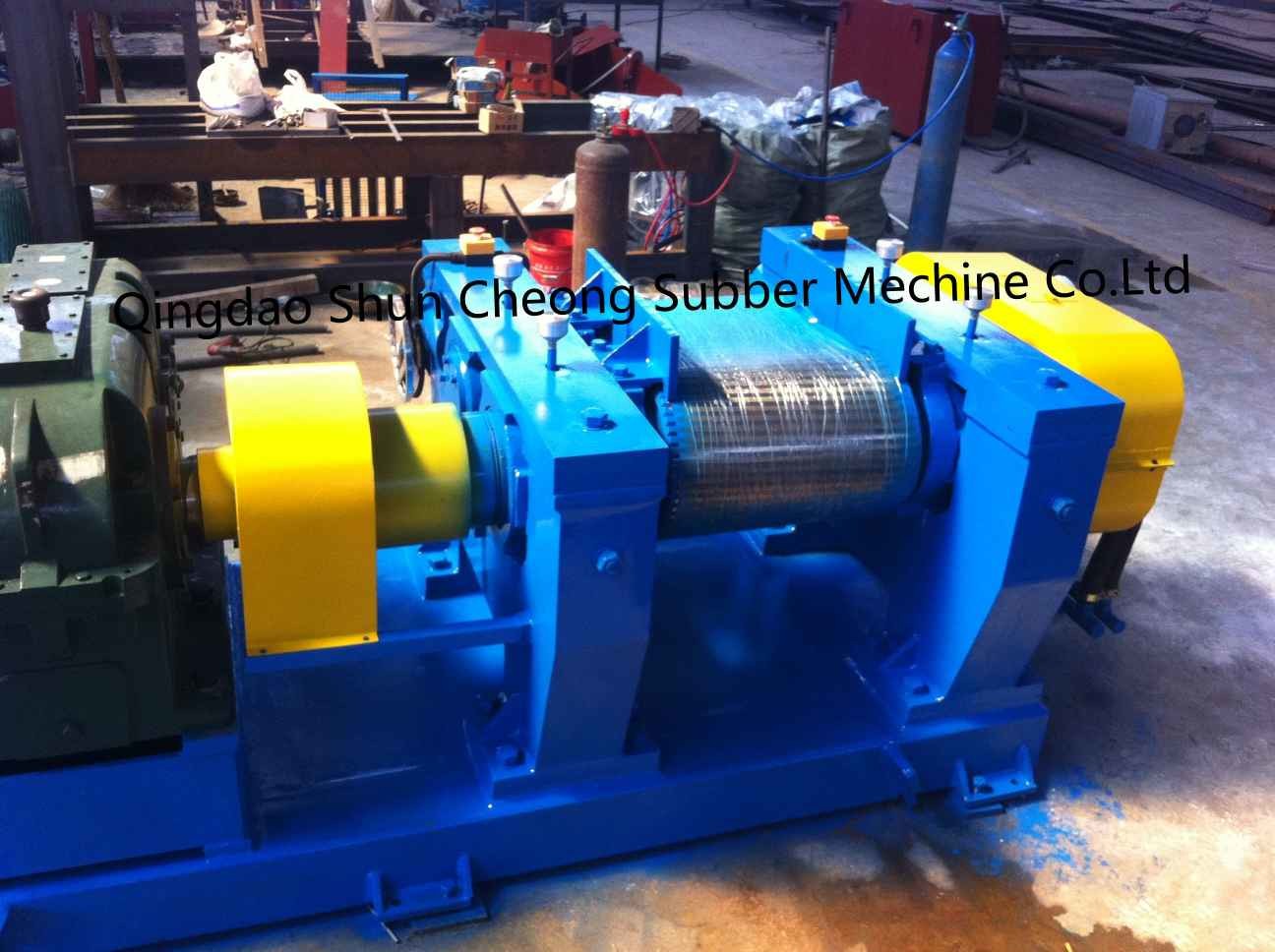 XKP-400 Double Rollers Wasre Tire Rubber Granules Grinding Machine