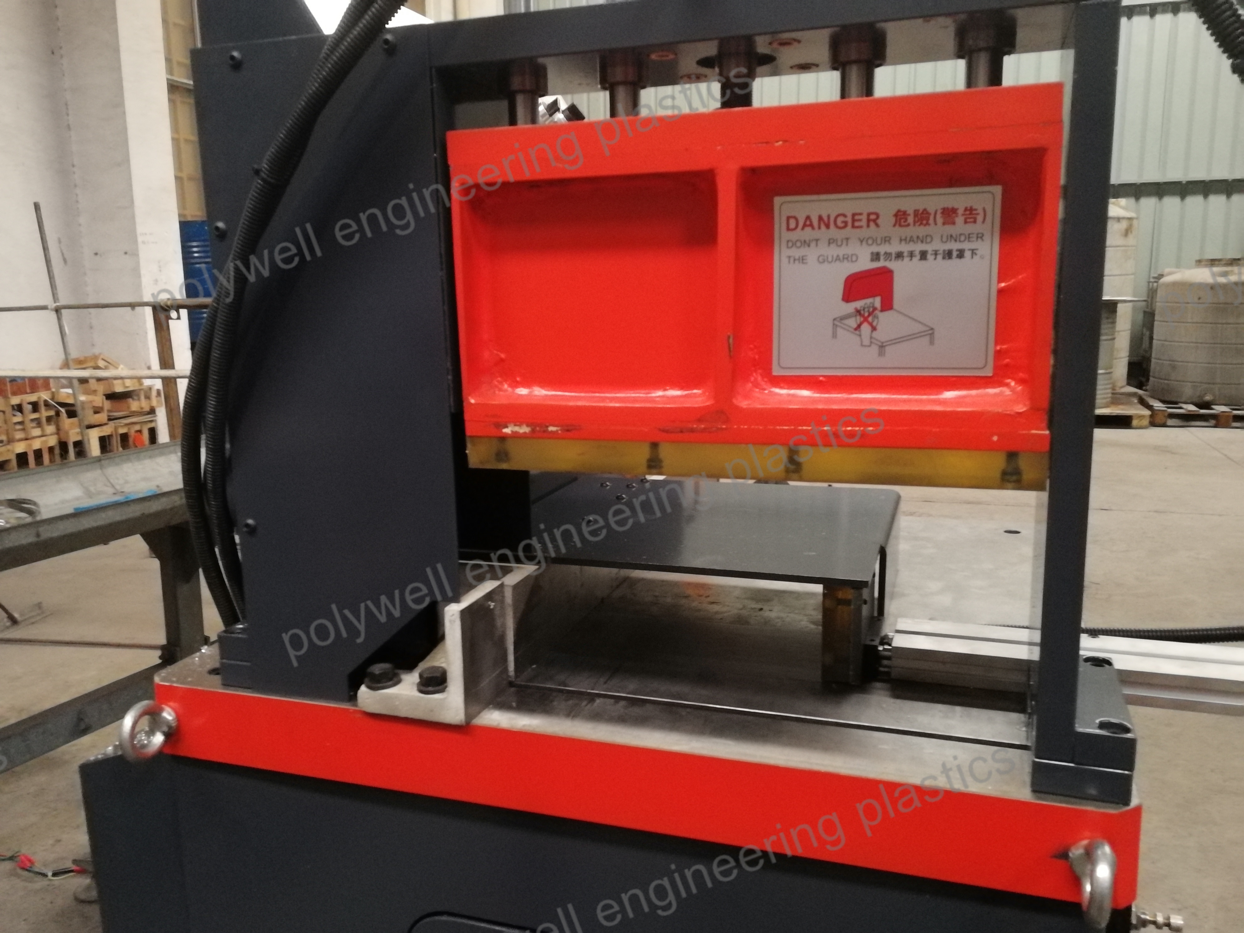380V Aluminium Profiles Band Saw Cutting Machine Plastic Bar Cutter