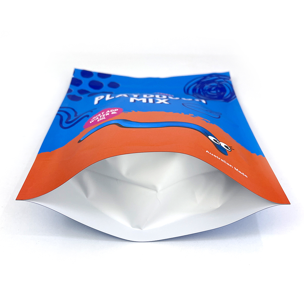 Resealable Zipper Top Aluminum Foil Packaging Bags Child Proof For Candy And Gummy
