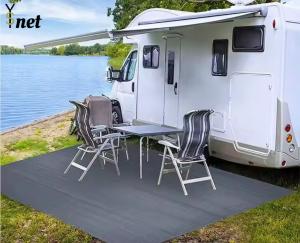 Quality Breathable Outdoor RV Rug 225GSM 280GSM 350GSM RV Patio Mat 6x9 wholesale