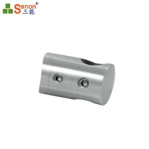 Quality SS304 Threading Double Hole Rod Stainless Steel Railing Fittings Welding Connection wholesale