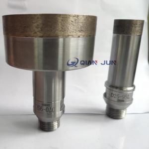 Quality Threaded Shank Diamond Glass Drill Bits 70 mm diameter For Glass ceramic tile drilling wholesale