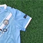 Home Childrens Football Jerseys Manchester City 2025-2026 Season Lightweight