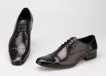 Business Men's Dress Shoes British Style Genuine Leather Lace Up Brogue Shoes