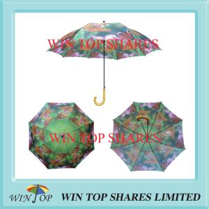 Quality Arc 54&quot;, Radius 27&quot; auto straight butterfly Umbrella wholesale