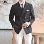 OEM Slim Italian Style Peaked Lapel Suit for Men's Professional Business in