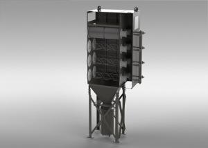 Quality Grinding Fine Dust Collection System / Indoor Reverse Air Dust Collector wholesale