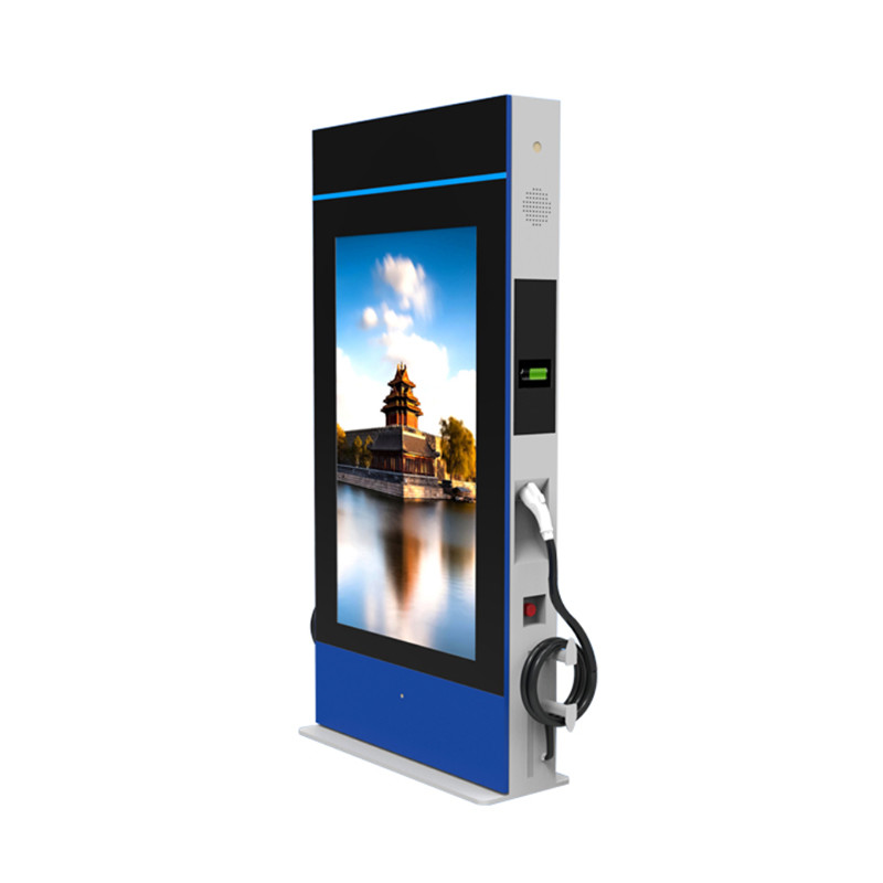 urhealth 55 inch LCD advertising display digital signage outdoor charging pile