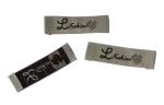 Offwhite Cotton Crochet woven Labels Soft Edge Personalized color Logo for