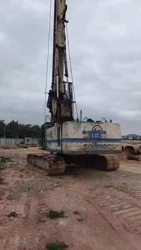 Used 2013 SOILMEC SR70 Rotary Drilling Rig Maximum Drilling Depth 94m Hydraulic Hammer