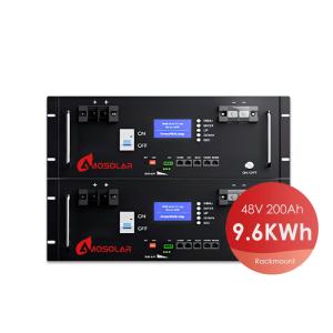 Quality 10Wh Electric Energy Amosolar LiFePO4 Rack Mounted Battery for Home Energy Storage System wholesale