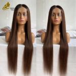 100% Virgin Peruvian Human Hair Water Wave Lace Front Wigs
