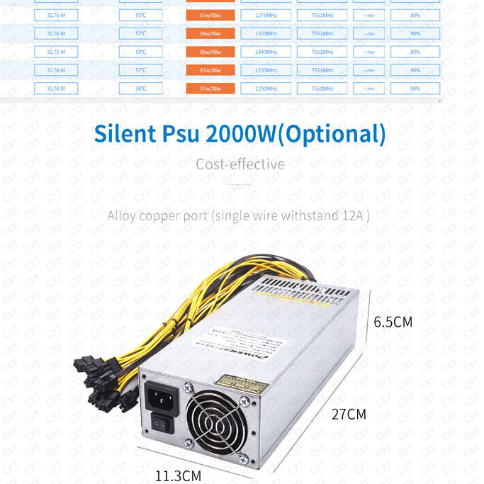 ETH Machine Gpu Asic Mining Rack Celeron Intel G Series Cpu
