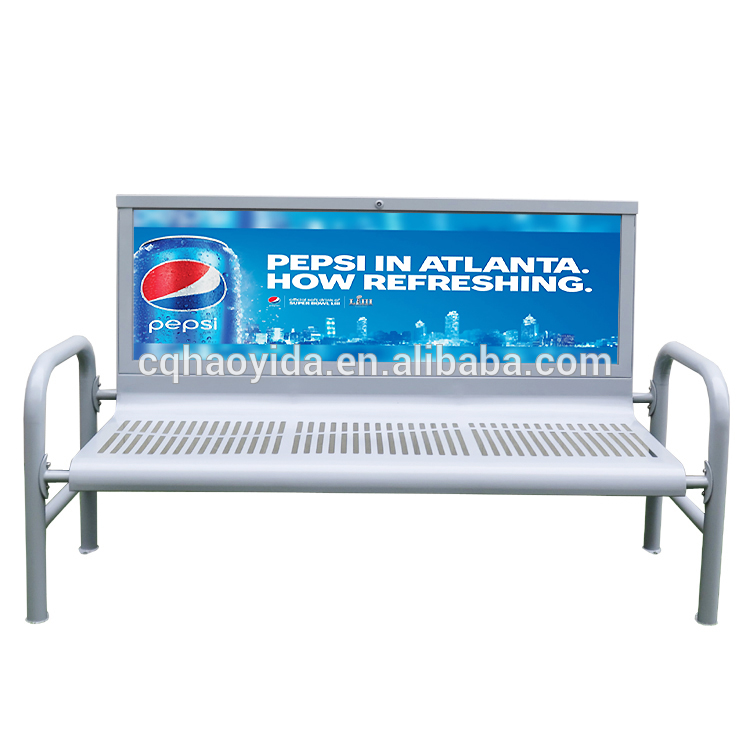 Modern ISO18000 Certificate 170cm Steel Garden Benches