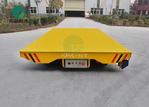 Heavy Duty Metal Factory Rail Transfer Trolley For Steel Plant