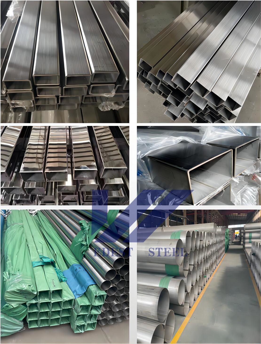 ISO9001 304 304L 316 316L Stainless Steel Square Hollow Section SS Square Tube