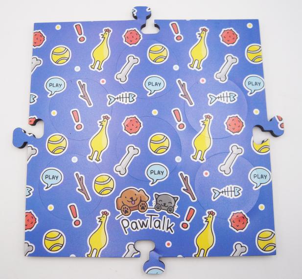 Minglu MLPD-003 dog button mat High quality Rubber base none slip Pet Pad Pet Training Pad with sound button