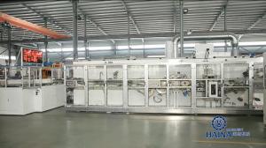 Quality Mitsubishi System Remote Control 300kw Baby Diaper Production Line wholesale