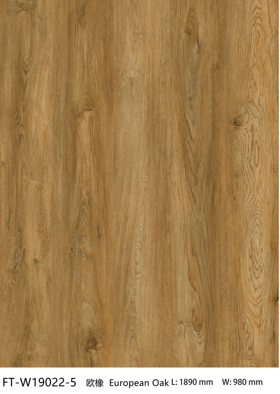 Eco Friendly Herringbone SPC Click Waterproof Fireproof European Oak Grain GKBM FT-W19022-5