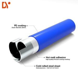Quality Polyethylene Pe Coated Lean Pipe Plastic Coated Lean Tubes wholesale