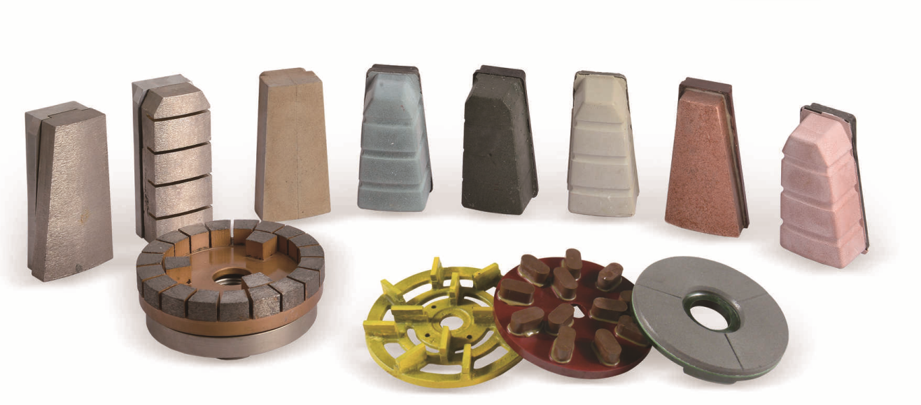 Fickert Granite Polishing Abrasive Pressed Lux Abrasive For Granite Buffing