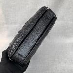 Exotic Genuine Real Crocodile Skin Men's Working Handbag Authentic Alligator