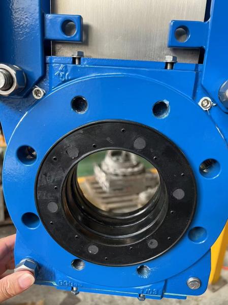 2-48 Inches Knife Gate Valve Manual Operation Alloy Steel Body for Power