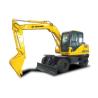 Buy cheap Highway Construction Soil Moving Equipment 8 Ton Mobile Excavator Wheel from wholesalers