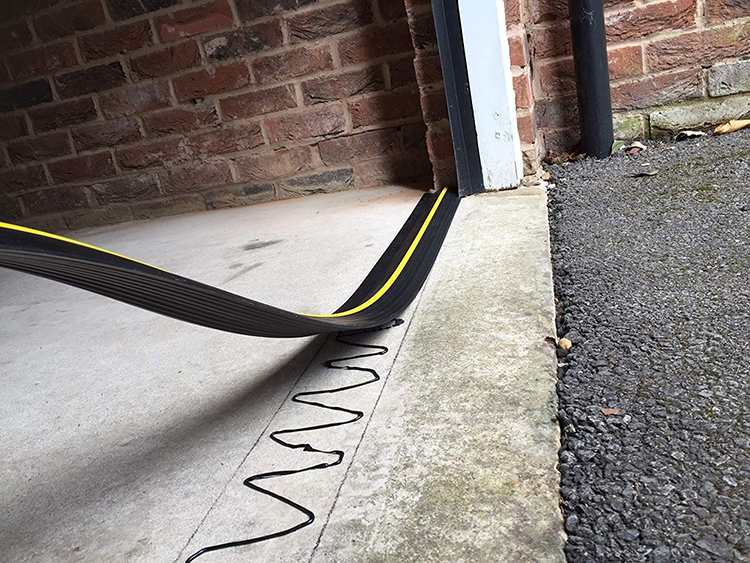 Custom Length Universal Rubber Sill Threshold for Garage Doors Water Barrier Strip