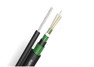 Quality GYTC8Y53 Figure 8 Metal Messenger Metal Strength Member Steel tape Armor Optical Fiber Cable wholesale