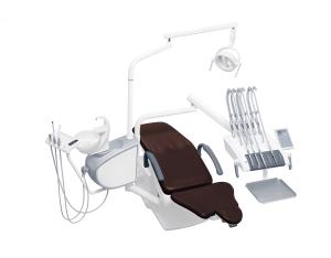 Quality Double Armrests Dental Chair Equipment , Top Mounted Dental Treatment Chair wholesale