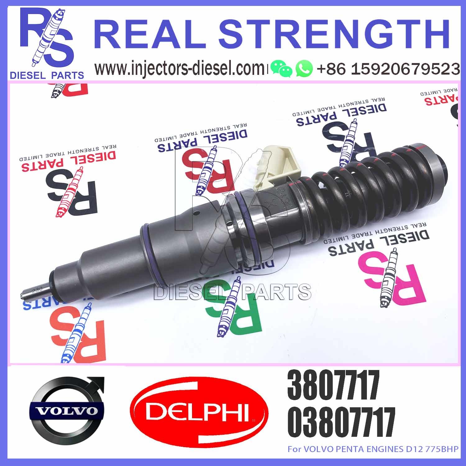 889481 3587147 3803637 3807717 03829087 3829087 ELIC Engine Common Rail Fuel Injector 3840043 20430583 20440388 20500620