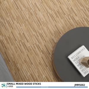 Quality PVC Self Adhesive Small Mixed Wood Effect Sticky Floor Tiles Plank 6inches X 36 Inches wholesale