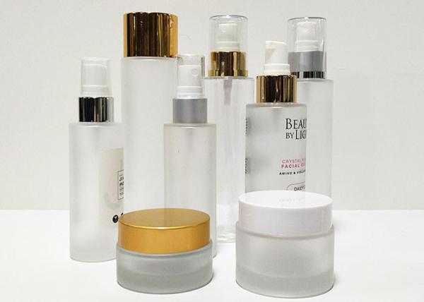 Customization Cosmetic Pump Bottle Sets Empty Glass Cream Jar And Bottle 30ml