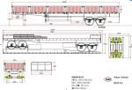 Customizable Sideboard Semi-Trailer 12 Tire Durable Freight Hauling Flatbed