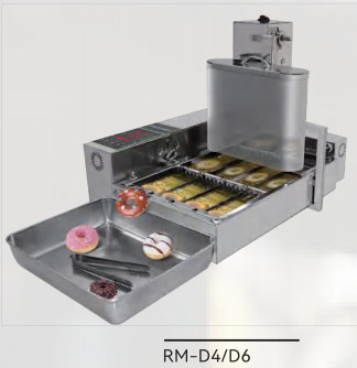 Mini Donut Maker Automatic Doughnut Machine 3 Nozzles Set Tainless Steel