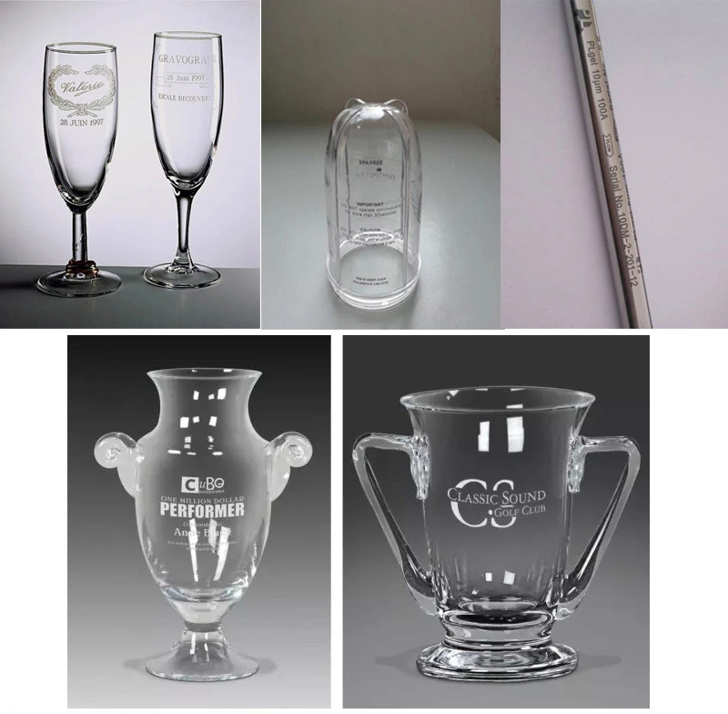 Plastic Glass UV Laser Marking Machine , Serial Number Marking Machine