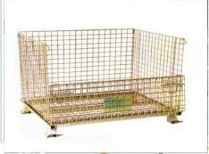 China Industrial steel welded wire mesh rack with protection sheet on sale