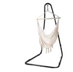 Adjustable Heavy Duty Hammock Chair Steel Stand for Outdoor Furniture in L Shape